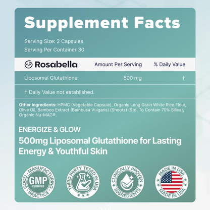 Rosabella® Liposomal Glutathione Capsules